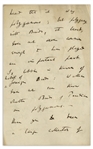 Charles Darwin 8pp. Autograph Letter Signed With Evolution Related Content -- ''...I was particularly glad to hear you and your brother's statement about the 'gay' deceiver-pigeons...''